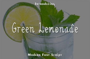 Green Lemonade Font Download