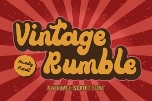 Vintage Rumble Font Download