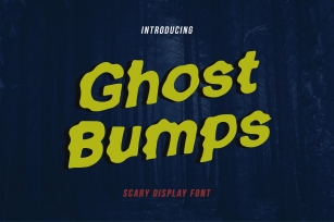 GhostBumps - Scary Display Font RG Font Download
