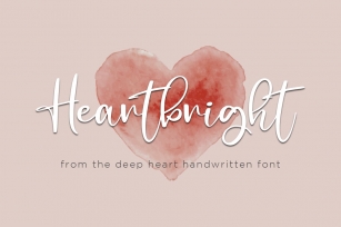Heartbright Handwritten Script Font Font Download