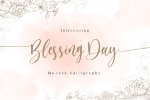 Blessing Day Font Download