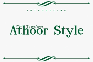 Athoor Style Font Download