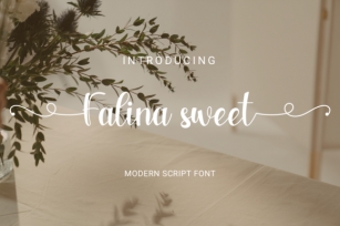 Falina Sweet Font Download
