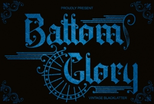 Battom Glory Font Download