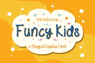 Funcy Kids! - Playful Display Font Font Download