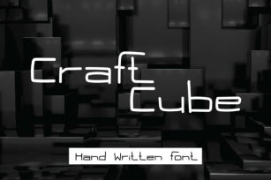 Craft Cube Font Download