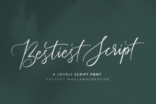 Bestiest Script Lovely Modern Font Font Download
