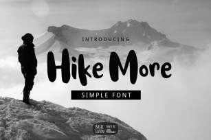Hike More Font Font Download