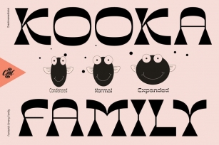 Kooka Font - Fun groovy family Font Download