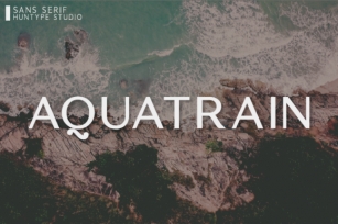 Aquatrain Font Download