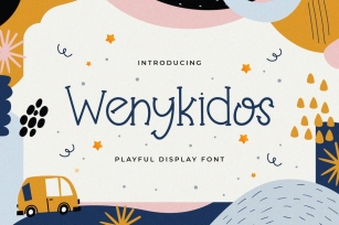 Wenykidos - Playful Display Font Font Download