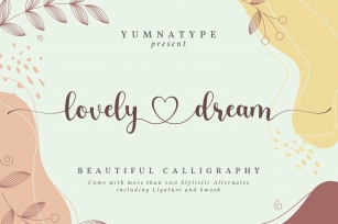 Lovely Dream-Beautiful Calligraphy Font Font Download
