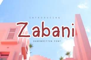 Zabani Font Download