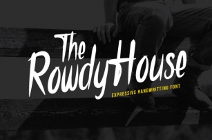 The Rowdy House Font Download