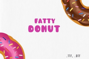 Fatty donut font Font Download