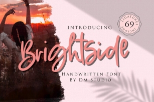 Brightside - Handwritten Brush Font Font Download