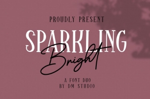 Sparkling Bright - Beauty Font Duo Font Download