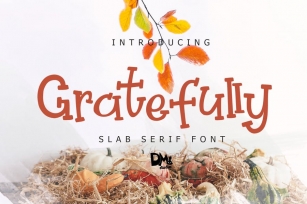 Gratefully - Slab Serif Font Font Download