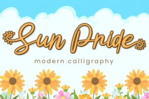 Sun Pride Font Download