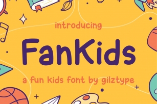 FanKids - a Fun Kids Font Font Download