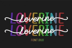 Loverine - Font Duo Font Download