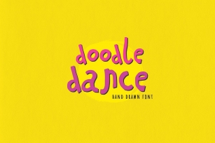 Doodle dance hand drawn font Font Download