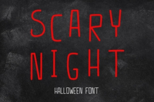 Scary Night Font Download