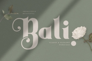Bali Font Download