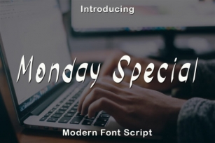 Monday Special Font Download