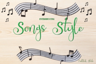 Songs Style Font Download