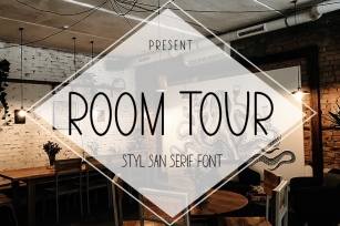 Room Tour Font Download