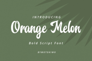 Orange Melon Font Download