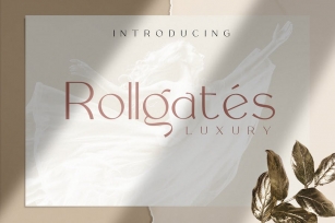 Rollgates Luxury Font Download