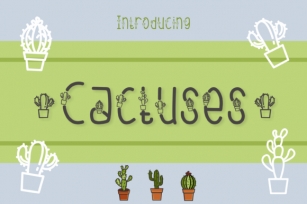 Cactuses Font Download