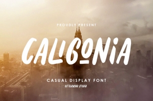 Caligonia - Casual Display Typeface Font Download