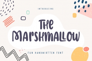 The Marshmallow | Fun Handwritten Font Font Download