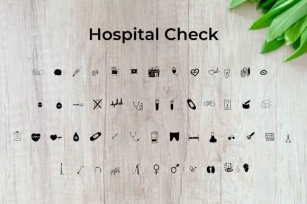Hospital Check Font Download
