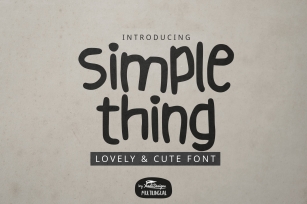 Simple Thing Font Font Download