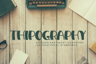 THIPOGRAPHY Font Download