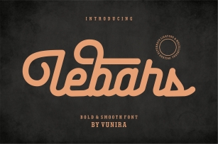 Lebars | Bold & Smooth Font Font Download