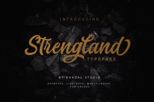 Strengland Font Download