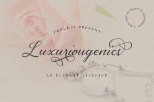 Luxuriougenics Font Download