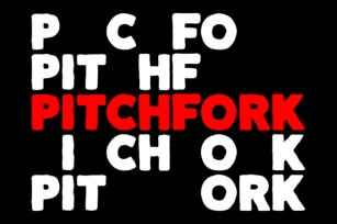 Pitchfork Font Download
