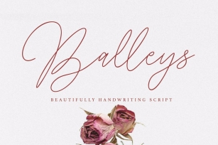 Balleys Beautiful Handwriting Script Font Font Download