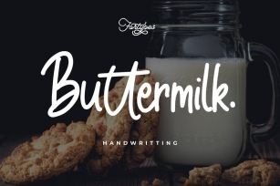 Cd Buttermilk Typeface Font Download