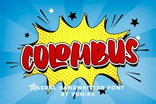 Colombus | Casual Handwritten Font Font Download