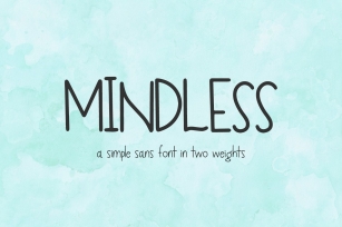 Mindless Sans Font Font Download