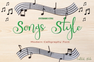 Songs Style Font Download