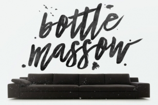 Bottle Massow Font Download