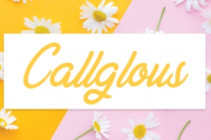 Callglous Font Download